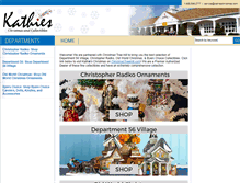 Tablet Screenshot of kathieschristmas.com